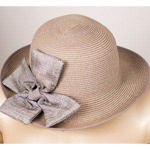 Straw Hat with Bow